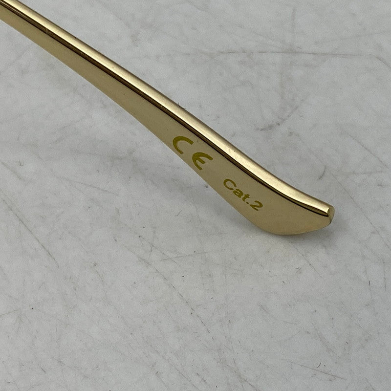 【中古品】【メンズ/レディース】 GUCCI グッチ GG0646S SQUARE SUNGLASSES スクエア サングラス 183-261025-cs-13-izu サイズ：60口17-135 カラー：ゴールド×ブラウン 万代Net店