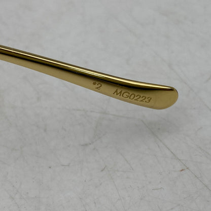 【中古品】【メンズ/レディース】 LOUIS VUITTON ルイ・ヴィトン Z1650E MY LV CHAIN ROUND SUNGLASSES チェーン ラウンド サングラス 179-261025-cs-14-izu サイズ：60口17-140 カラー：ゴールド×ブラウン 万代Net店