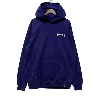【中古品】【メンズ】 SUPPLIER サプライヤー STUDS CROSS HOODIE スタッズ クロス フーディー トップス 長袖 142-261029-ya-11-izu サイズ：XL カラー：ネイビー系 万代Net店