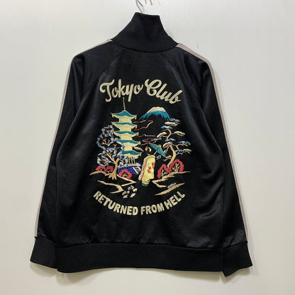 【中古品】【メンズ】 TOYO ENTERPRISE トーヨーエンタープライズ TT62220 TOKYO CLUB TRACK JACKET トウキョウ クラブ トラック ジャケットトップス 長袖 145-261024-ya-22-izu サイズ：M カラー：ブラック 万代Net店