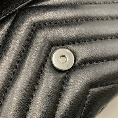【中古美品】【レディース】 ARMANI EXCHANGE アルマーニエクスチェンジ QUILTING CHAIN WALLET キルティング チェーン ウォレット 財布 200-261030-cs-03-izu カラー：ブラック 万代Net店