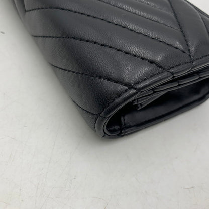 【中古美品】【レディース】 ARMANI EXCHANGE アルマーニエクスチェンジ QUILTING CHAIN WALLET キルティング チェーン ウォレット 財布 200-261030-cs-03-izu カラー：ブラック 万代Net店