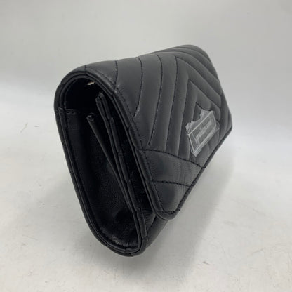 【中古美品】【レディース】 ARMANI EXCHANGE アルマーニエクスチェンジ QUILTING CHAIN WALLET キルティング チェーン ウォレット 財布 200-261030-cs-03-izu カラー：ブラック 万代Net店