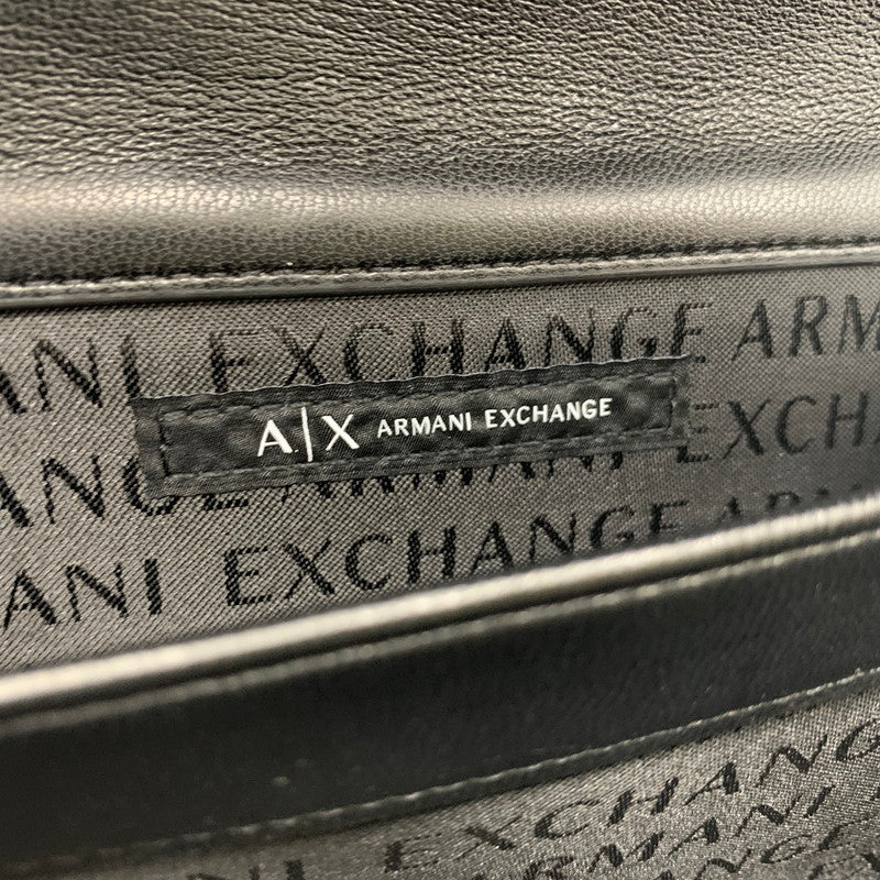 【中古美品】【レディース】 ARMANI EXCHANGE アルマーニエクスチェンジ QUILTING CHAIN WALLET キルティング チェーン ウォレット 財布 200-261030-cs-03-izu カラー：ブラック 万代Net店