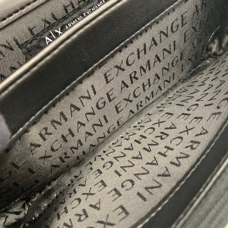 【中古美品】【レディース】 ARMANI EXCHANGE アルマーニエクスチェンジ QUILTING CHAIN WALLET キルティング チェーン ウォレット 財布 200-261030-cs-03-izu カラー：ブラック 万代Net店