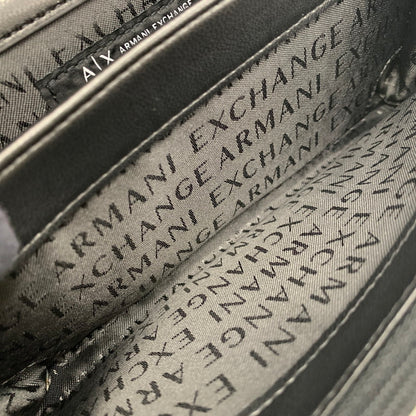 【中古美品】【レディース】 ARMANI EXCHANGE アルマーニエクスチェンジ QUILTING CHAIN WALLET キルティング チェーン ウォレット 財布 200-261030-cs-03-izu カラー：ブラック 万代Net店