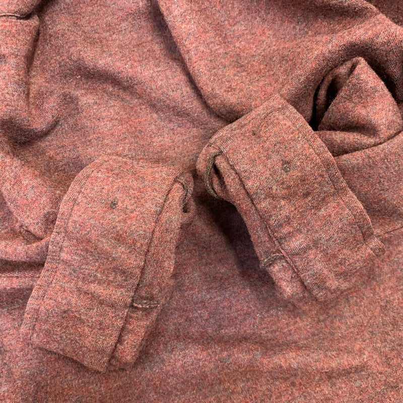 【中古品】【メンズ】 THE SPINNAKER SHIRT HALF ZIP SHIRT ハーフジップ シャツ トップス 146-261030-kh-17-izu サイズ：L カラー：ワインレッド系 万代Net店