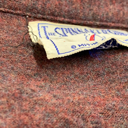 【中古品】【メンズ】 THE SPINNAKER SHIRT HALF ZIP SHIRT ハーフジップ シャツ トップス 146-261030-kh-17-izu サイズ：L カラー：ワインレッド系 万代Net店