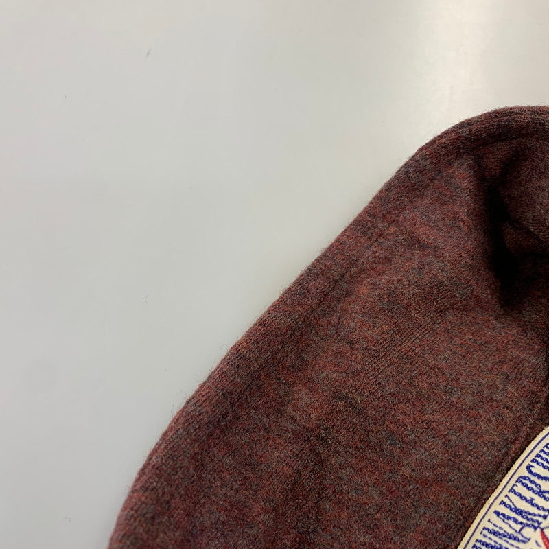 【中古品】【メンズ】 THE SPINNAKER SHIRT HALF ZIP SHIRT ハーフジップ シャツ トップス 146-261030-kh-17-izu サイズ：L カラー：ワインレッド系 万代Net店