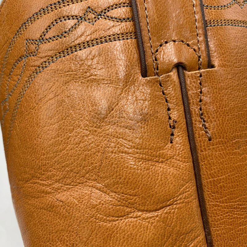 【中古品】【メンズ】 JUSTIN ジャスティン 3186 WESTERN BOOTS ウエスタン ブーツ シューズ 靴 164-261024-ms-11-izu サイズ：9D カラー：ブラウン 万代Net店