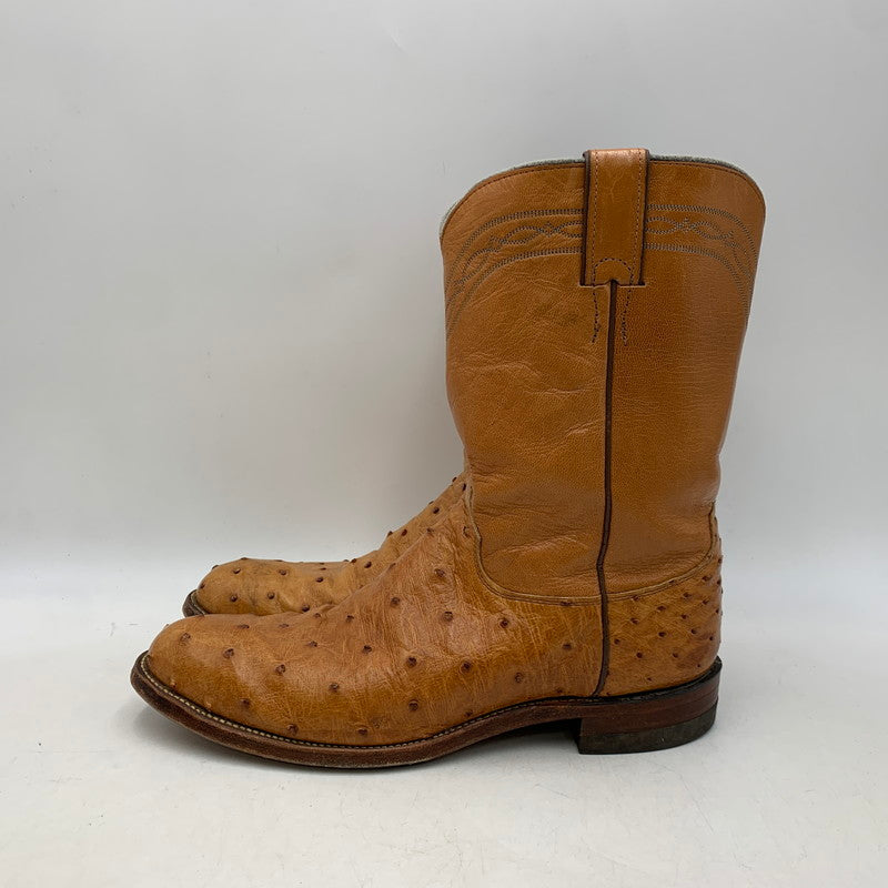 【中古品】【メンズ】 JUSTIN ジャスティン 3186 WESTERN BOOTS ウエスタン ブーツ シューズ 靴 164-261024-ms-11-izu サイズ：9D カラー：ブラウン 万代Net店
