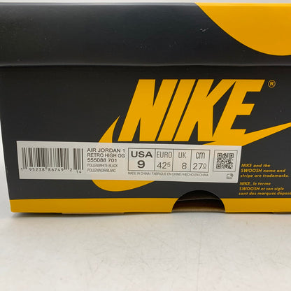 【中古美品】【メンズ】 NIKE ナイキ 555088-701 AIR JORDAN 1 RETRO HIGH OG エア ジョーダン 1 レトロ ハイ オージー スニーカー シューズ 靴 160-261024-ms-13-izu サイズ：27ｃｍ カラー：POLLEN 万代Net店