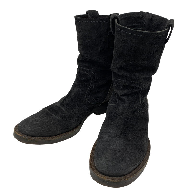 【中古品】【メンズ】 BUTTERO ブッテロ B2015 SUEDE PECOS BOOTS スエード ペコス ブーツ シューズ 靴 164-261024-ms-12-izu サイズ：42 カラー：ブラック 万代Net店