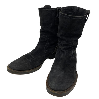 【中古品】【メンズ】 BUTTERO ブッテロ B2015 SUEDE PECOS BOOTS スエード ペコス ブーツ シューズ 靴 164-261024-ms-12-izu サイズ：42 カラー：ブラック 万代Net店