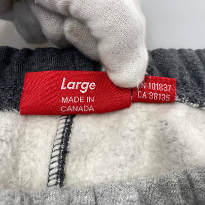 【中古品】【メンズ】 SUPREME シュプリーム 21AW S-LOGO SPLIT SWEATPANT Sロゴ スプリット スウェットパンツ ボトムス ズボン 149-261028-cs-14-izu サイズ：L カラー：グレー 万代Net店