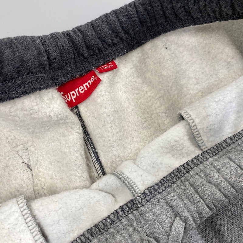 【中古品】【メンズ】 SUPREME シュプリーム 21AW S-LOGO SPLIT SWEATPANT Sロゴ スプリット スウェットパンツ ボトムス ズボン 149-261028-cs-14-izu サイズ：L カラー：グレー 万代Net店