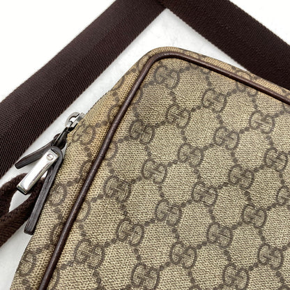 【中古品】【メンズ/レディース】 GUCCI グッチ 122754 GG スプリーム ショルダーバッグ カバン 鞄 180-261025-cs-09-izu カラー：ブラウン 万代Net店