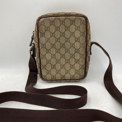 【中古品】【メンズ/レディース】 GUCCI グッチ 122754 GG スプリーム ショルダーバッグ カバン 鞄 180-261025-cs-09-izu カラー：ブラウン 万代Net店