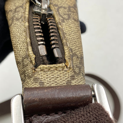 【中古品】【メンズ/レディース】 GUCCI グッチ 122754 GG スプリーム ショルダーバッグ カバン 鞄 180-261025-cs-09-izu カラー：ブラウン 万代Net店