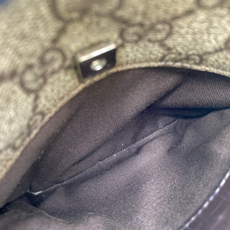 【中古品】【メンズ/レディース】 GUCCI グッチ 122754 GG スプリーム ショルダーバッグ カバン 鞄 180-261025-cs-09-izu カラー：ブラウン 万代Net店