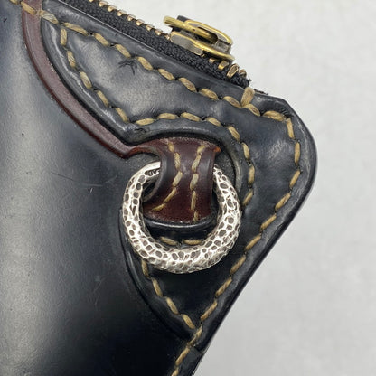 【中古品】【メンズ/レディース】 THE FLAT HEAD ザフラットヘッド LEATHER WALLET レザー ウォレット 長財布 200-261025-cs-19-izu カラー：ブラック 万代Net店