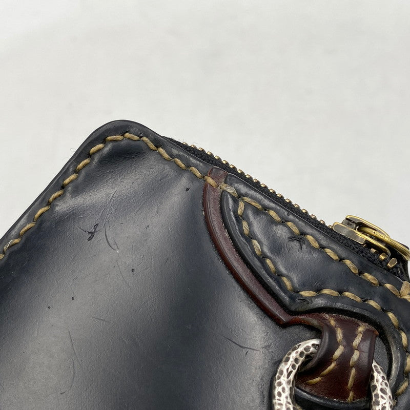 【中古品】【メンズ/レディース】 THE FLAT HEAD ザフラットヘッド LEATHER WALLET レザー ウォレット 長財布 200-261025-cs-19-izu カラー：ブラック 万代Net店