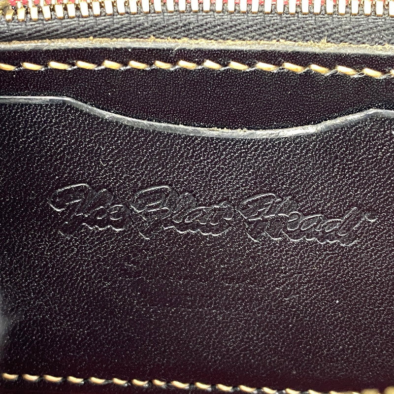 【中古品】【メンズ/レディース】 THE FLAT HEAD ザフラットヘッド LEATHER WALLET レザー ウォレット 長財布 200-261025-cs-19-izu カラー：ブラック 万代Net店