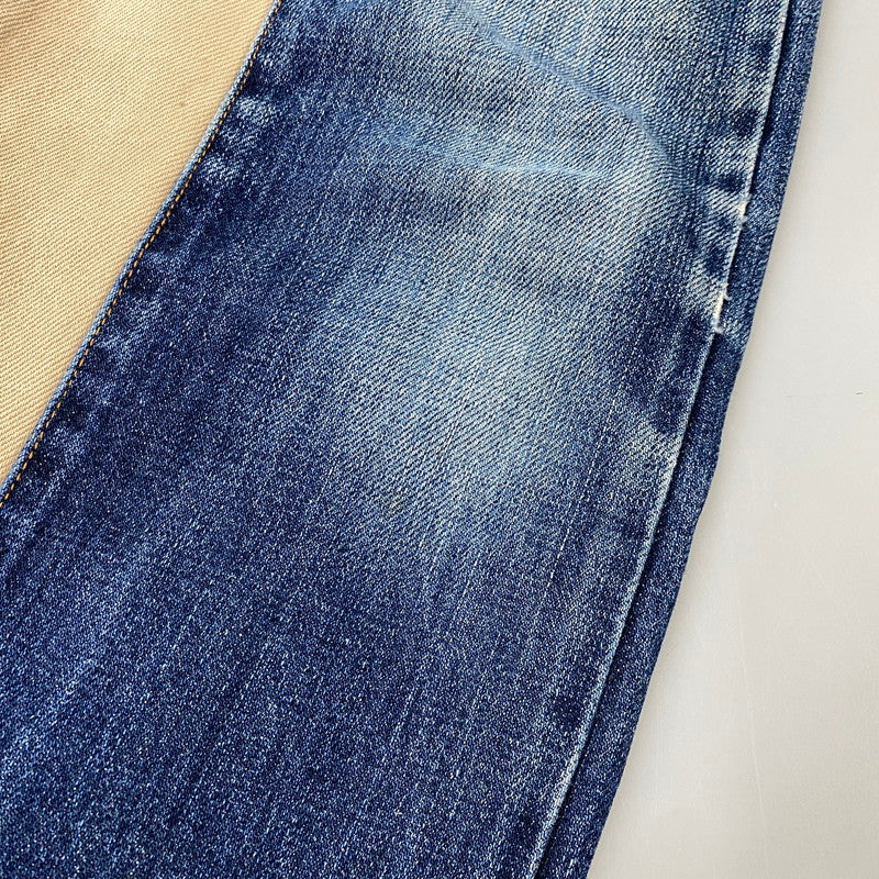 【現状渡し品】【メンズ】 KOJIMA GENES 児島ジーンズ MONKEY COMBO DENIM PANTS モンキー コンボ デニム パンツ ボトムス 156-261030-kh-03-izu カラー：インディゴ×ブラウン系 万代Net店