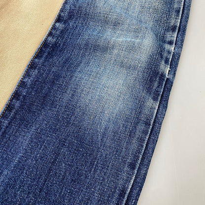 【現状渡し品】【メンズ】 KOJIMA GENES 児島ジーンズ MONKEY COMBO DENIM PANTS モンキー コンボ デニム パンツ ボトムス 156-261030-kh-03-izu カラー：インディゴ×ブラウン系 万代Net店