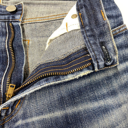 【現状渡し品】【メンズ】 KOJIMA GENES 児島ジーンズ MONKEY COMBO DENIM PANTS モンキー コンボ デニム パンツ ボトムス 156-261030-kh-03-izu カラー：インディゴ×ブラウン系 万代Net店