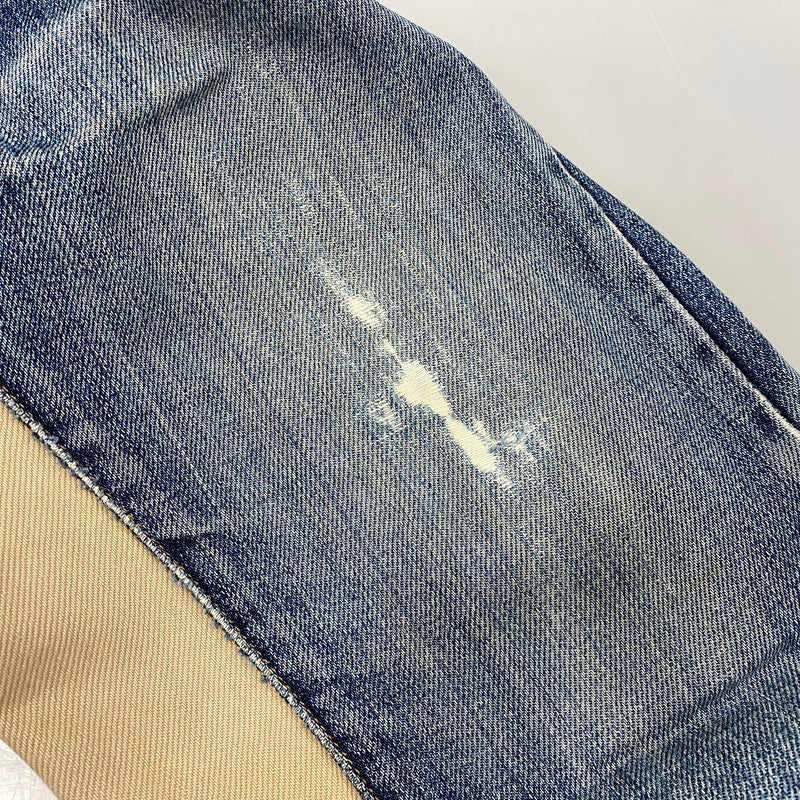 【現状渡し品】【メンズ】 KOJIMA GENES 児島ジーンズ MONKEY COMBO DENIM PANTS モンキー コンボ デニム パンツ ボトムス 156-261030-kh-03-izu カラー：インディゴ×ブラウン系 万代Net店