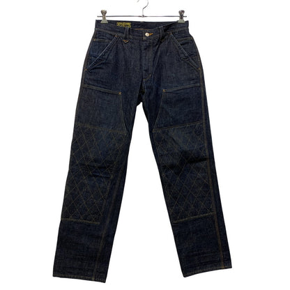 【中古品】【メンズ】 TROPHY CLOTHING トロフィークロージング MB1906 W KNEE STANDARD DIRT DENIM Wニー スタンダード ダート デニム パンツ ボトムス 156-261028-kh-03-izu サイズ：34 カラー：インディゴ 万代Net店