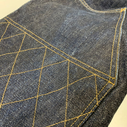 【中古品】【メンズ】 TROPHY CLOTHING トロフィークロージング MB1906 W KNEE STANDARD DIRT DENIM Wニー スタンダード ダート デニム パンツ ボトムス 156-261028-kh-03-izu サイズ：34 カラー：インディゴ 万代Net店