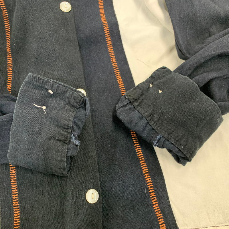 【中古品】【メンズ】 YES SURE! イエスシュア OPEN COLLAR HAND STITCH RAYON SHIRT 東京PEPPERMINT オープンカラー ハンドステッチ レーヨンシャツ 長袖 146-261025-as-05-izu カラー：マルチカラー 万代Net店