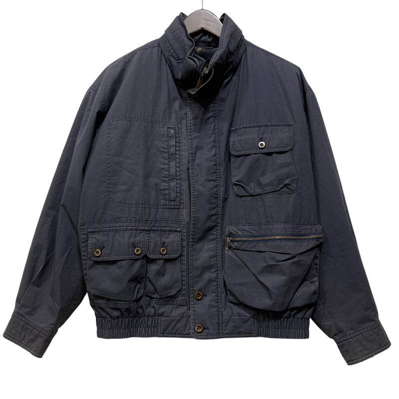 【中古品】【メンズ】 Burberrys バーバリーズ QUILTING LINER HUNTING JACKET BBP67-701-28 キルティングライナー ハンティングジャケット 日本製 141-261025-as-06-izu サイズ：M カラー：ネイビー 万代Net店