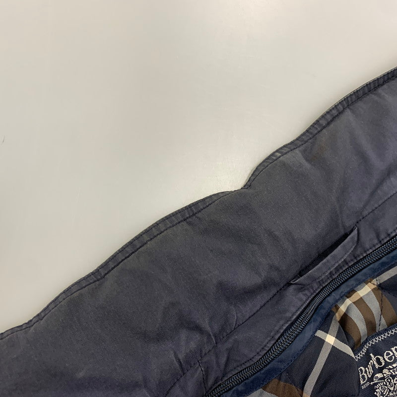 【中古品】【メンズ】 Burberrys バーバリーズ QUILTING LINER HUNTING JACKET BBP67-701-28 キルティングライナー ハンティングジャケット 日本製 141-261025-as-06-izu サイズ：M カラー：ネイビー 万代Net店