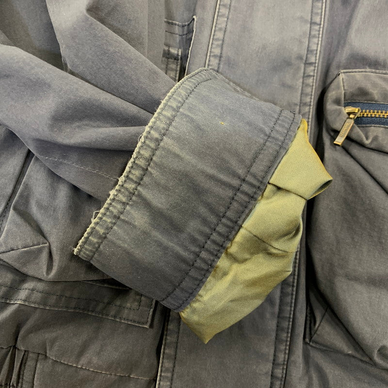 【中古品】【メンズ】 Burberrys バーバリーズ QUILTING LINER HUNTING JACKET BBP67-701-28 キルティングライナー ハンティングジャケット 日本製 141-261025-as-06-izu サイズ：M カラー：ネイビー 万代Net店