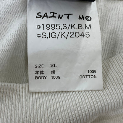 【中古品】【メンズ】 SAINT MICHAEL セントマイケル SM-YS1-0000-C32 GS S S TEE 攻殻機動隊 GHOST IN THE SHELL ショートスリーブ Tシャツ トップス 142-261025-yn-11-izu サイズ：XL カラー：ホワイト 万代Net店