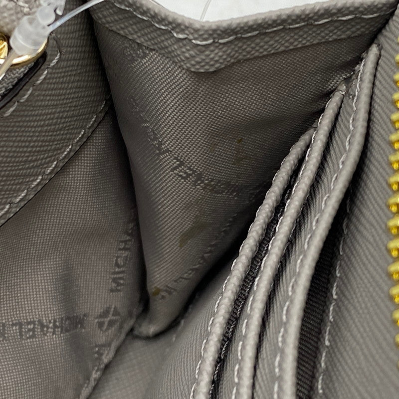 【中古品】【レディース】 MICHAEL KORS マイケルコース 35T6GTVE3L JET SET TRAVEL LG THREE QTR ZIP ジェット セット トラベル エルジー スリー クォーター ジップ 財布 200-261025-cs-18-izu カラー：グレー 万代Net店