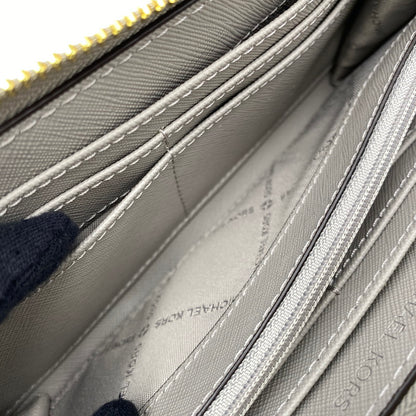 【中古品】【レディース】 MICHAEL KORS マイケルコース 35T6GTVE3L JET SET TRAVEL LG THREE QTR ZIP ジェット セット トラベル エルジー スリー クォーター ジップ 財布 200-261025-cs-18-izu カラー：グレー 万代Net店