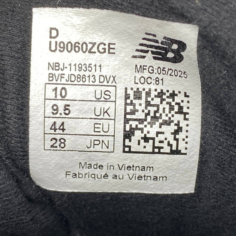 【中古品】【メンズ】 NEW BALANCE ニューバランス U9060ZGE スニーカー シューズ 靴 162-261025-cs-06-izu サイズ：28cm カラー：ブラック 万代Net店