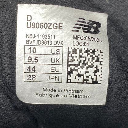 【中古品】【メンズ】 NEW BALANCE ニューバランス U9060ZGE スニーカー シューズ 靴 162-261025-cs-06-izu サイズ：28cm カラー：ブラック 万代Net店