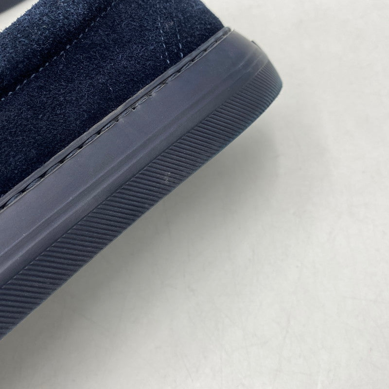 【中古品】【メンズ】 MONCLER モンクレール SUEDE SLIP-ON スウェード スリッポン シューズ 靴 164-261025-cs-07-izu サイズ：42 カラー：ネイビー 万代Net店