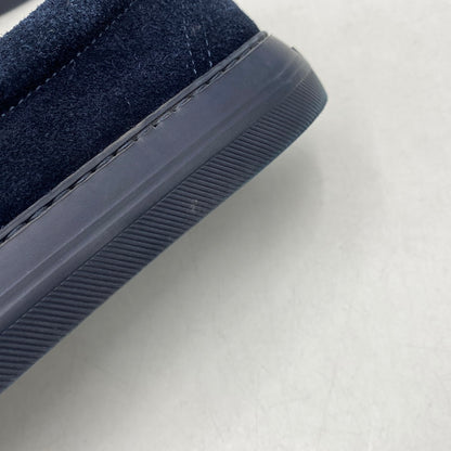 【中古品】【メンズ】 MONCLER モンクレール SUEDE SLIP-ON スウェード スリッポン シューズ 靴 164-261025-cs-07-izu サイズ：42 カラー：ネイビー 万代Net店
