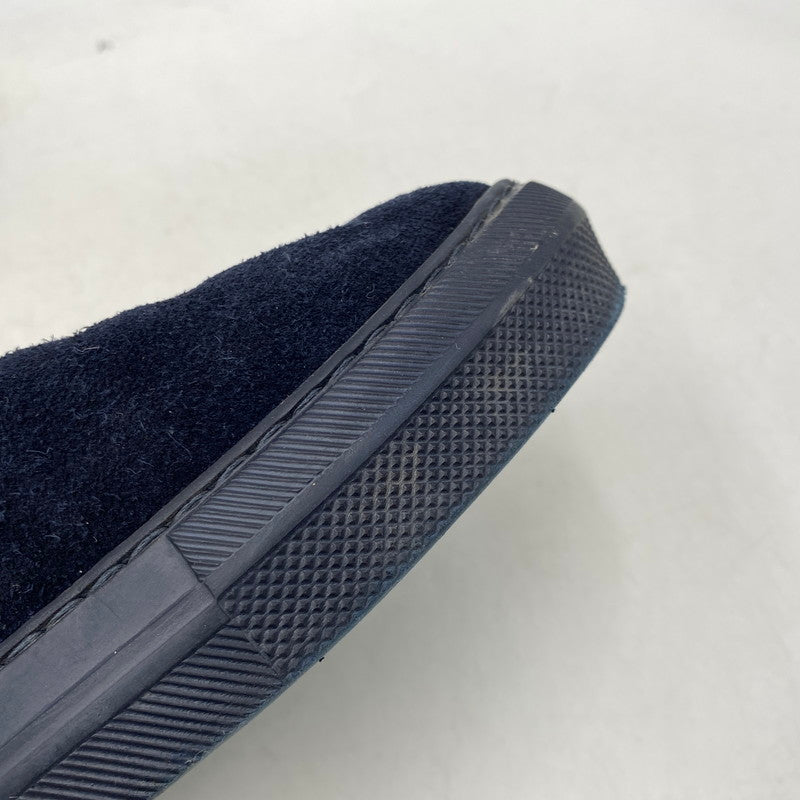【中古品】【メンズ】 MONCLER モンクレール SUEDE SLIP-ON スウェード スリッポン シューズ 靴 164-261025-cs-07-izu サイズ：42 カラー：ネイビー 万代Net店