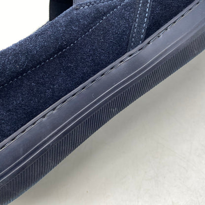 【中古品】【メンズ】 MONCLER モンクレール SUEDE SLIP-ON スウェード スリッポン シューズ 靴 164-261025-cs-07-izu サイズ：42 カラー：ネイビー 万代Net店