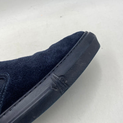【中古品】【メンズ】 MONCLER モンクレール SUEDE SLIP-ON スウェード スリッポン シューズ 靴 164-261025-cs-07-izu サイズ：42 カラー：ネイビー 万代Net店