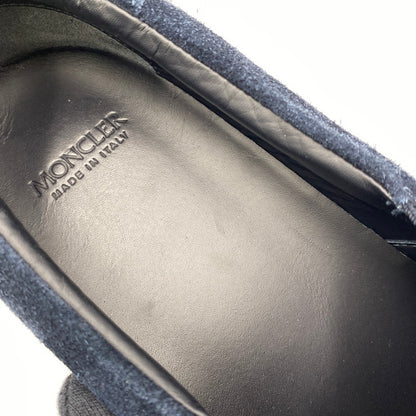 【中古品】【メンズ】 MONCLER モンクレール SUEDE SLIP-ON スウェード スリッポン シューズ 靴 164-261025-cs-07-izu サイズ：42 カラー：ネイビー 万代Net店