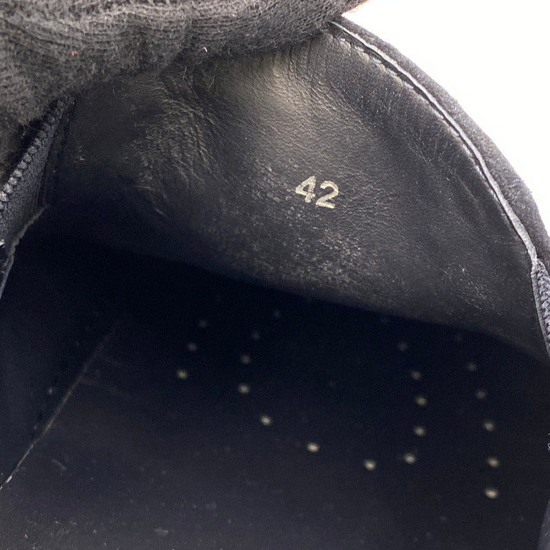 【中古品】【メンズ】 MONCLER モンクレール SUEDE SLIP-ON スウェード スリッポン シューズ 靴 164-261025-cs-07-izu サイズ：42 カラー：ネイビー 万代Net店