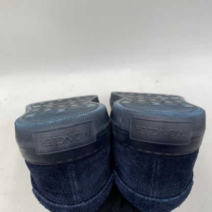 【中古品】【メンズ】 MONCLER モンクレール SUEDE SLIP-ON スウェード スリッポン シューズ 靴 164-261025-cs-07-izu サイズ：42 カラー：ネイビー 万代Net店